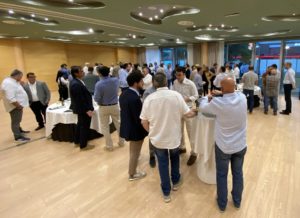 Cena networking celebrada la noche anterior al evento con la participación de las empresas patrocinadoras junto a importantes productores de almendro y las empresas proveedoras del sector.